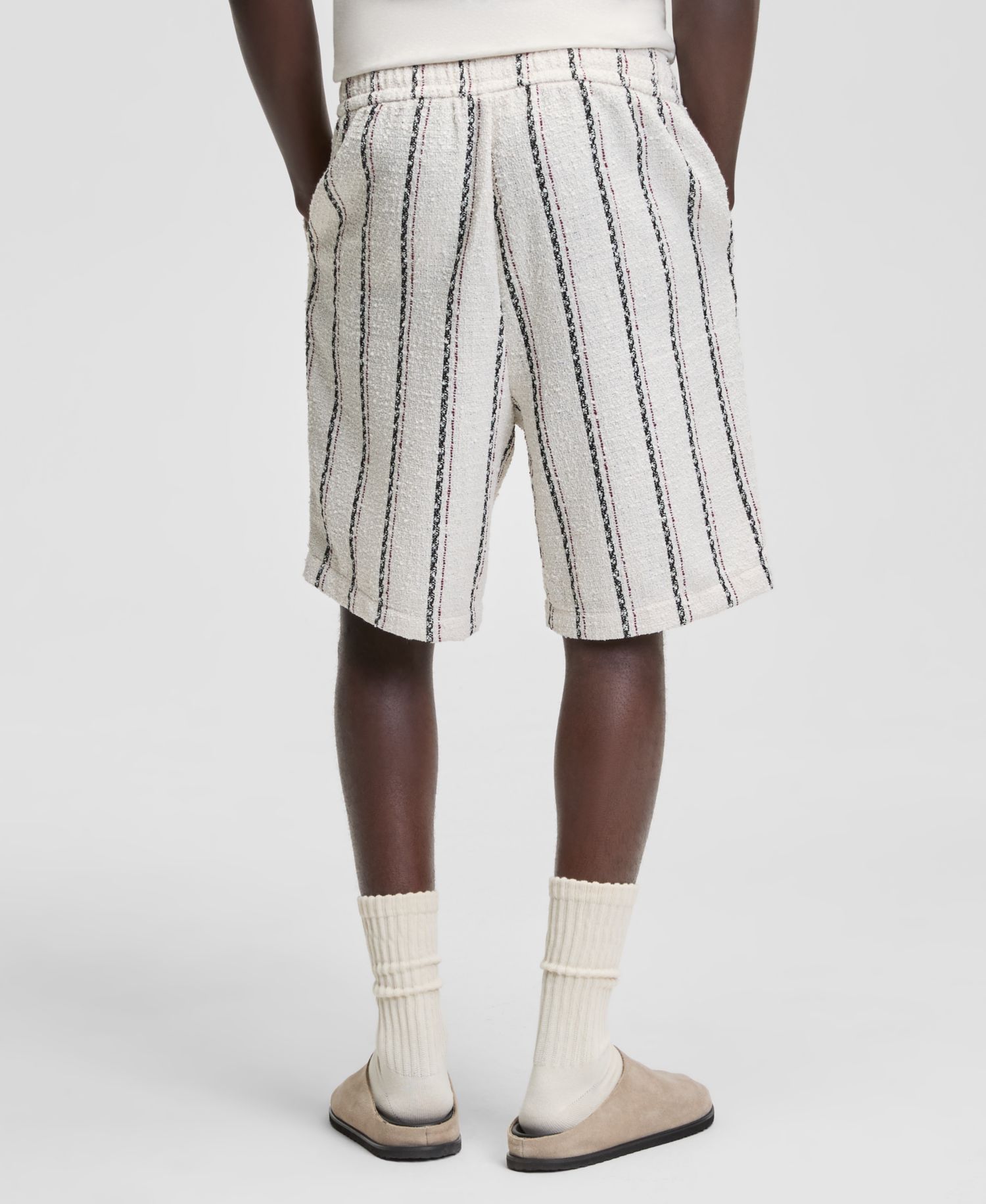 Men's Striped Relaxed 9" Pull-On Shorts