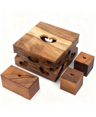 Handmade Walnut Jewelry Organizer - Ideal for Women