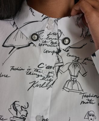 Women's Collared Woven Blouse