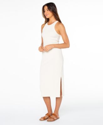 Women's Emilia High Neck Slit Midi Dress