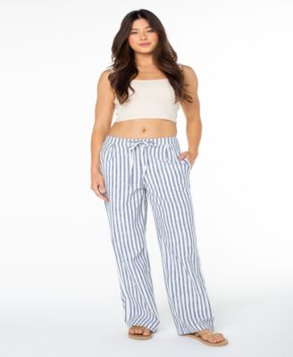 Women's Mavericks Stripe Print Straight Leg Trousers