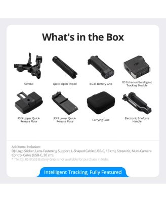 RS 5 Gimbal Combo Kit with AI Tracking Module and Briefcase Handle