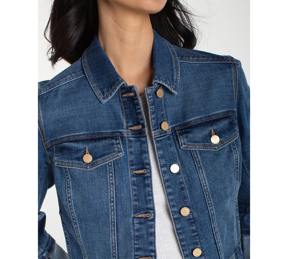 Liverpool Los Angeles Women's Collared Trucker Jacket