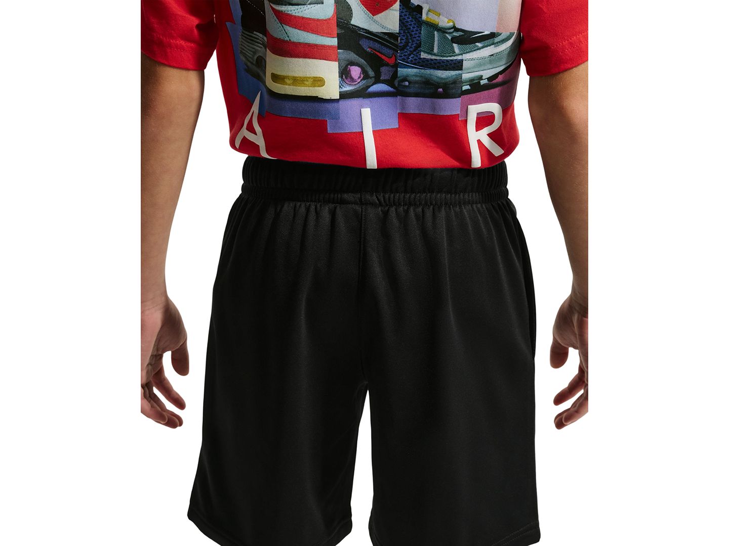 Детский комплект Nike Sportswear: свитшот и шорты, 8-20 лет, 2 предмета, цвет: Чёрный / Белый — фото 5
