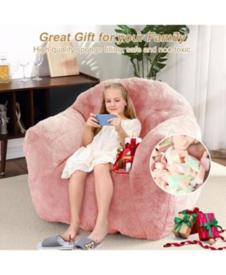 Giant Bean Bag Chair, 51" Large Adult Bean Bag Chair with Filler Included