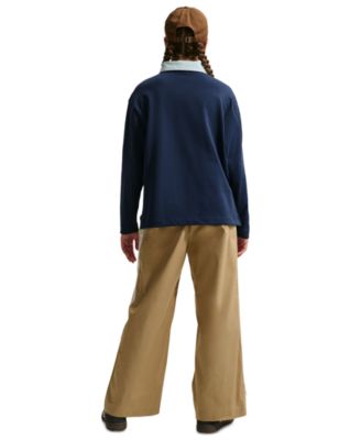 Girls' 7-16 Sportswear Collection Long-Sleeve Polo Top