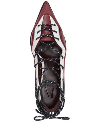 x June Ambrose Women's Zyra Lace-Up Sneaker Pumps 