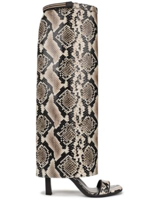 x June Ambrose Women's Nova-Shaft Strappy Sandals