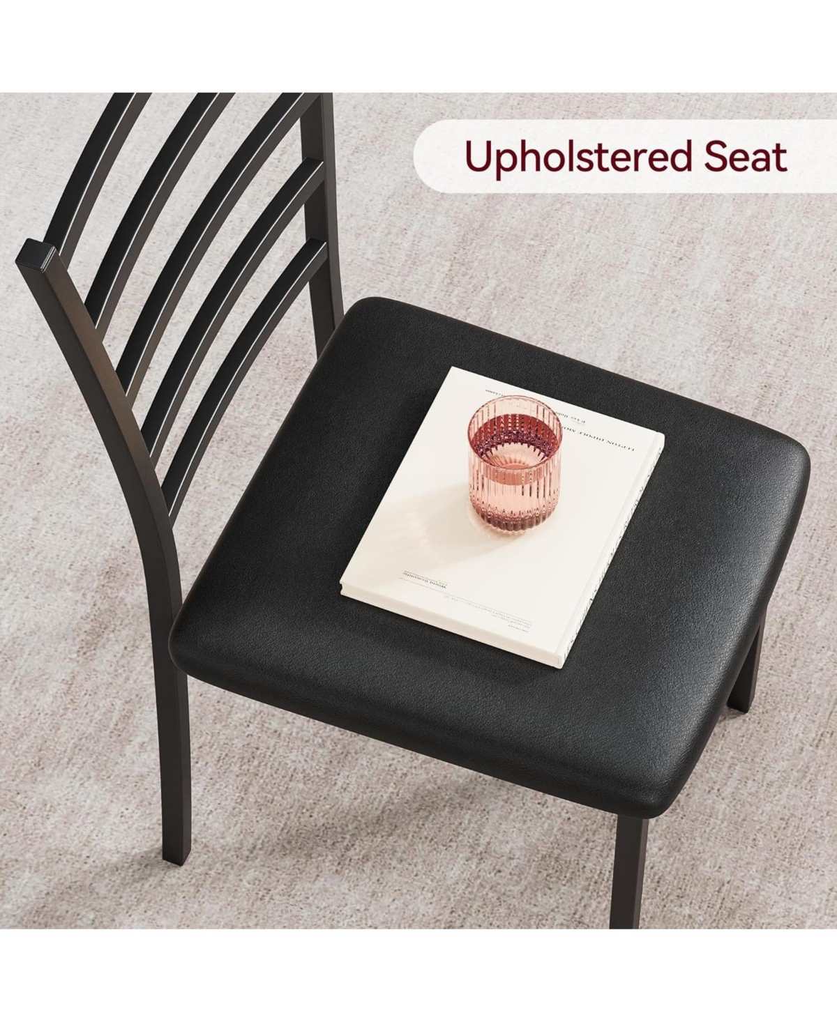 gaomon Dining Table for 2 Small Table and Chairs Set of 2 Dinette Set for 2 Square Dinner Table Set 3 Piece Kitchen and Dining Room Sets.