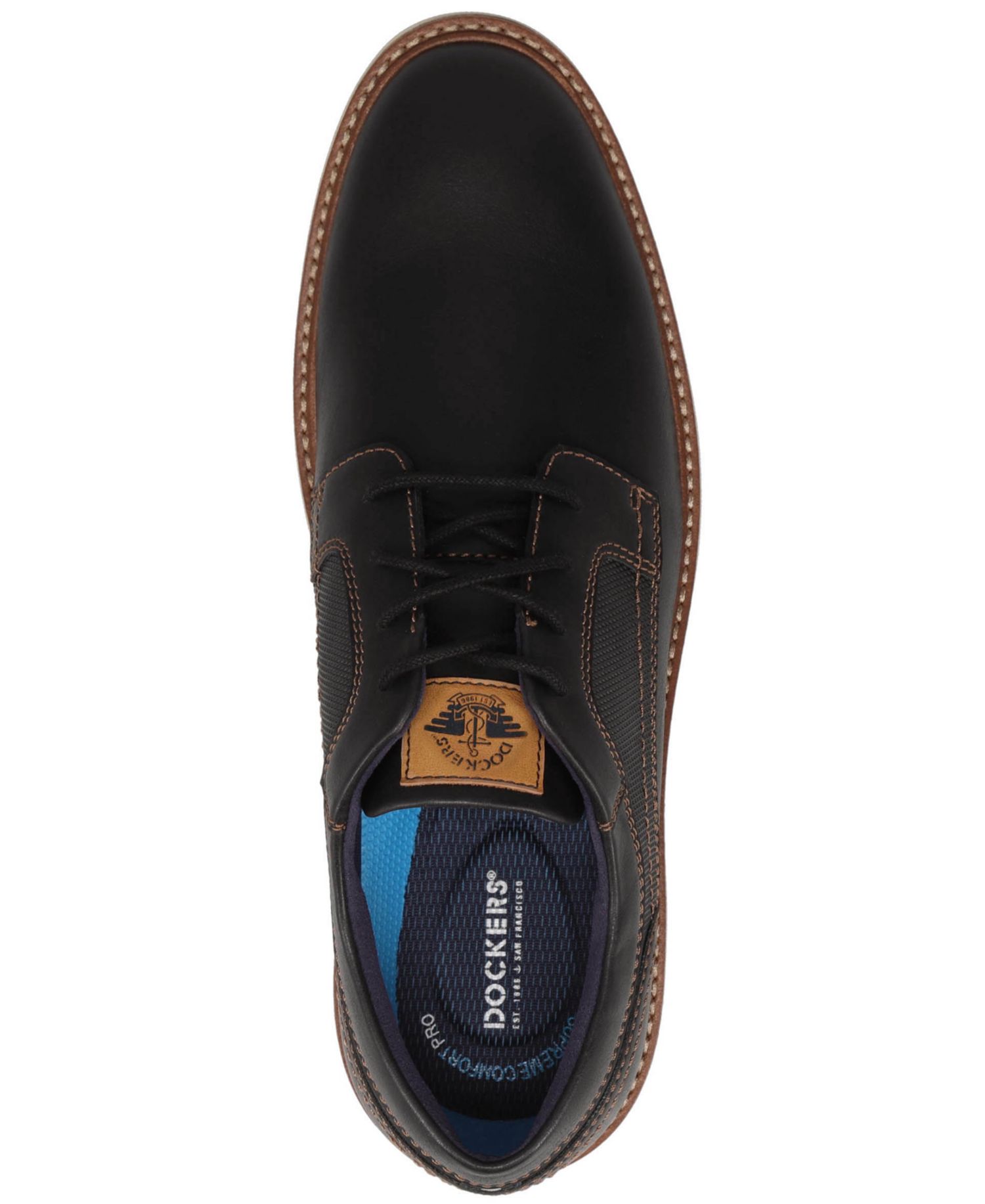 Men's Halstead Casual Crazy-Horse Lace-Up Oxfords