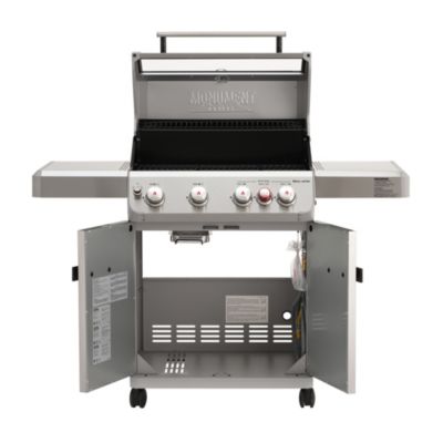 Mesa 415BZNG Stainless Natural Gas Grill with Broil-Zone and Glass Clearview