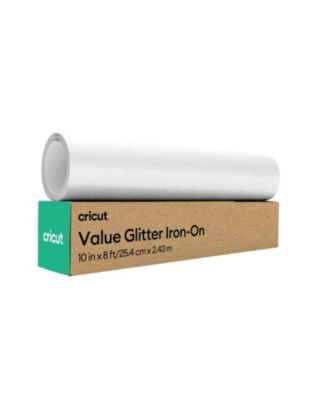 Glitter Value Iron-on Heat Transfer Vinyl - 10 in x 8 ft