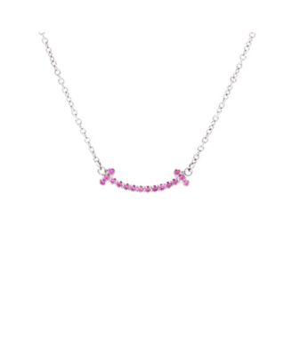 T Smile Pendant Necklace