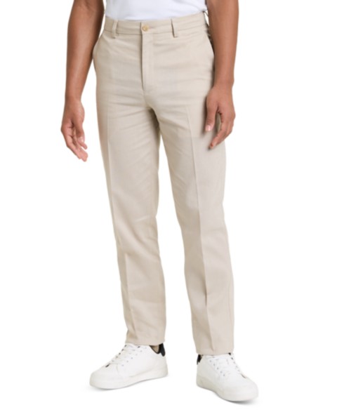 Детские Michael Kors Boys' 8-20 Linen Khaki Button-Up Pants