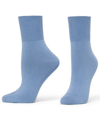 Women's 3-Pack Bobby Ribbed-Cuff Crew Socks U23317
