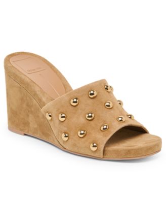 Women's Holta Studded Slip-On Wedge Sandals