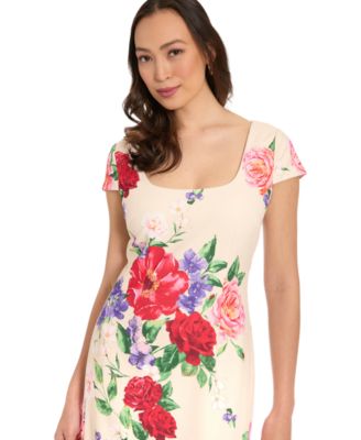 Petite Printed Tank Midi Dress