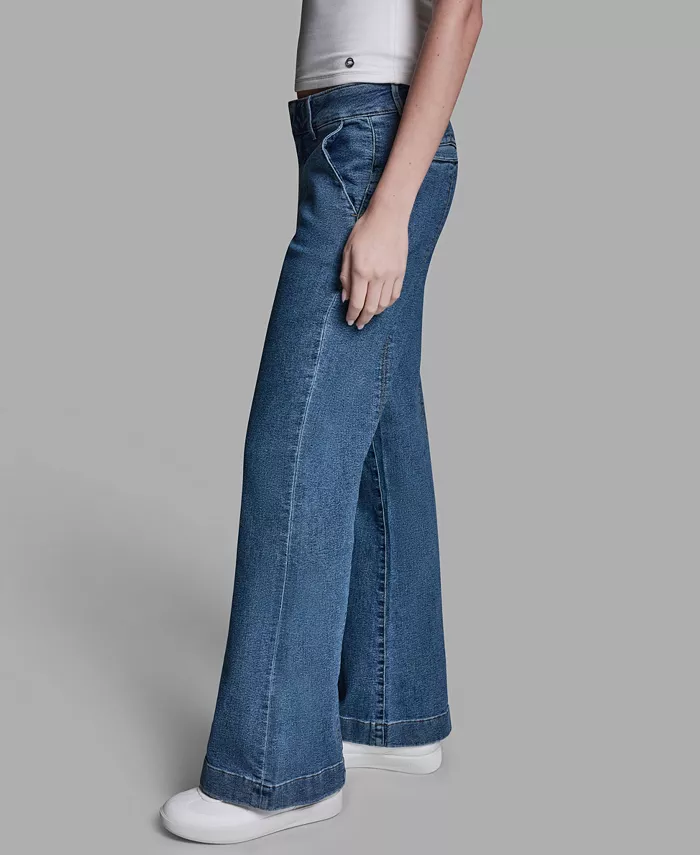 Women's Mid-Rise Flared Jeans - thumbnail 3