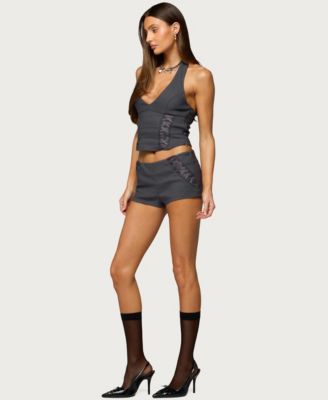 Women's Lirah Laced Up Micro Shorts