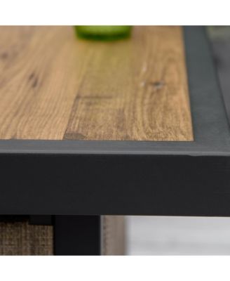 5 Piece Outdoor Dining Set, Ice Bucket Table, Rocking Chairs,