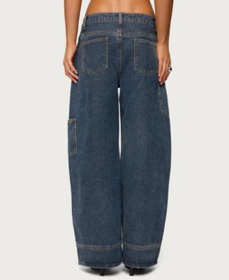 Women's Nea Pocket Low Rise Baggy Jeans
