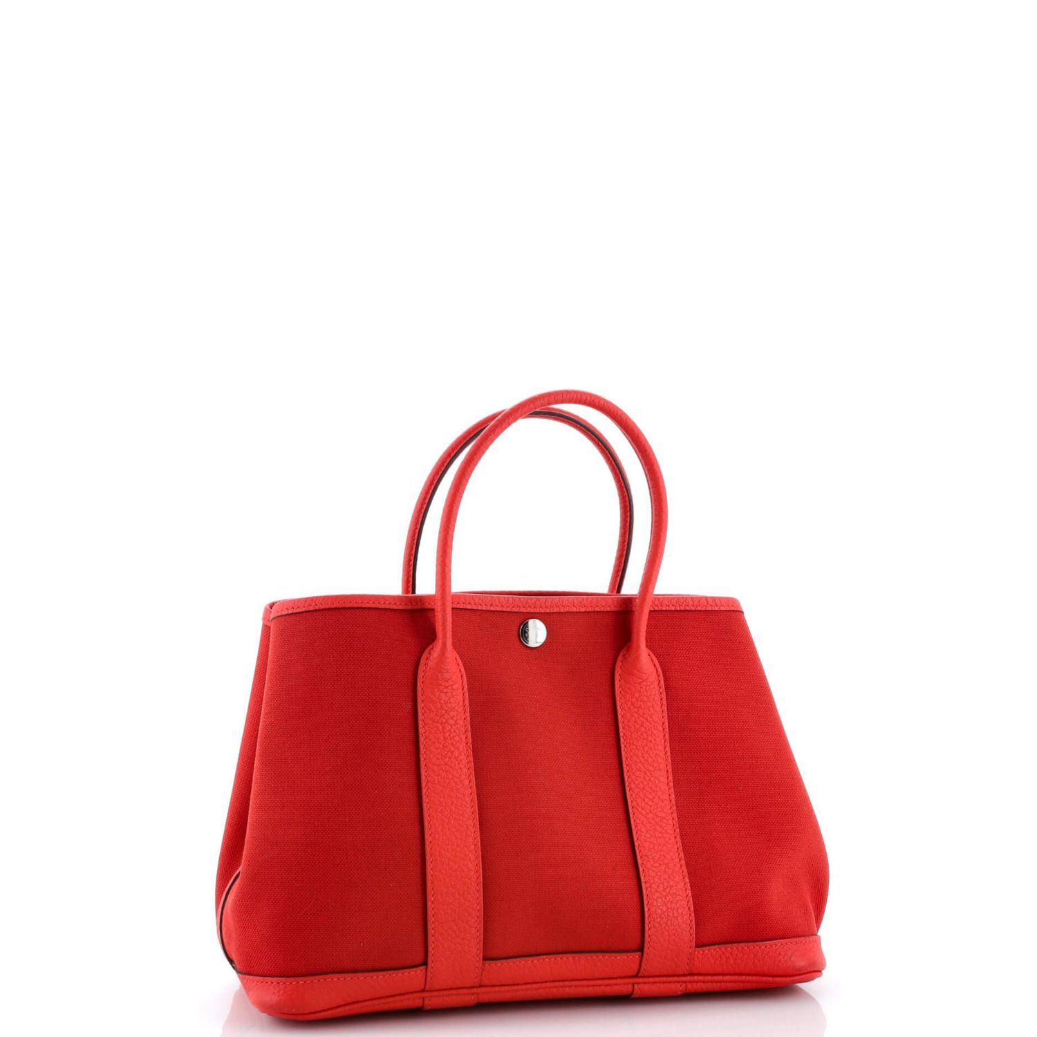30 Garden Party Tote Toile and Leather