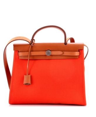 31 Herbag Zip Leather and Toile