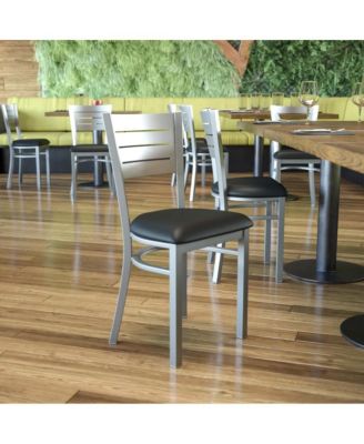 Slat Metal Restaurant Dining Chair