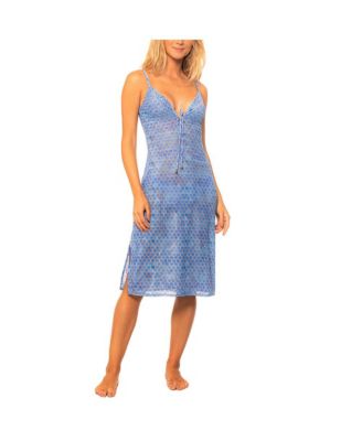 Women's Mesh Midi Dress Cover-up