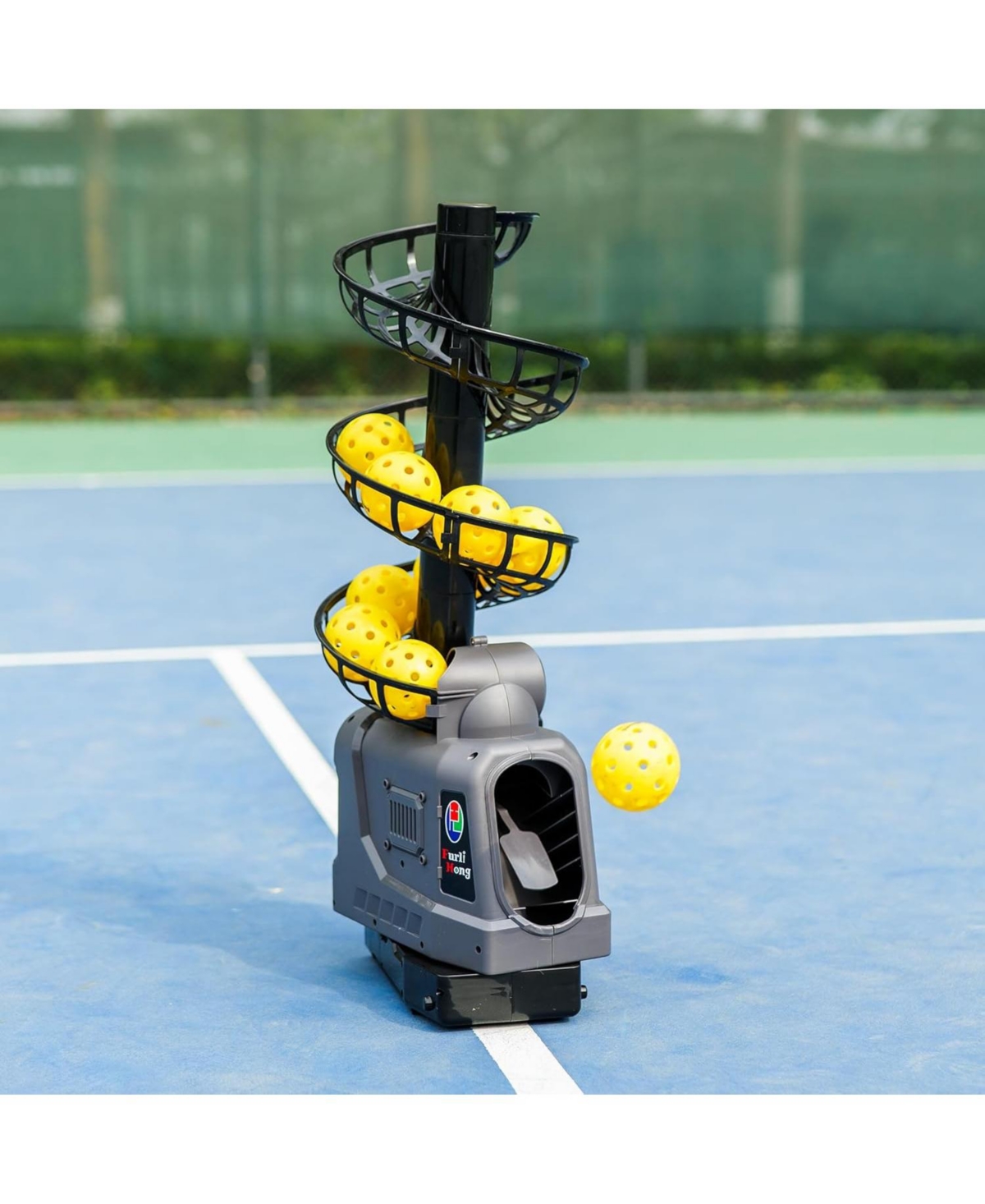 Furlihong Automatic Pickleball Pitching Machine with Auto Swing Function