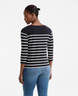Women's Mariner Jersey Boatneck Top