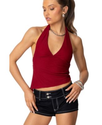 Women's Rhett Asymmetric Hem Halter Top