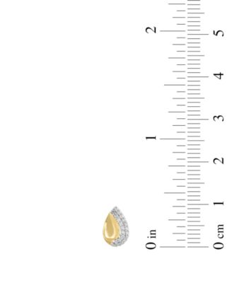 Diamond Earrings (1/10 ct. t.w.) in 10k Yellow Gold 