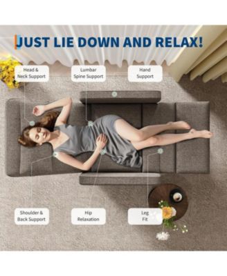 Power Recliner Chair for Adults, Adjustable Electric Recliner Ergonomic Overstuffed Single Sofa