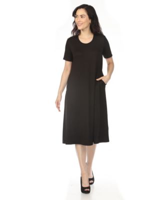 Women's Crew Neck T-Shirt Dress
