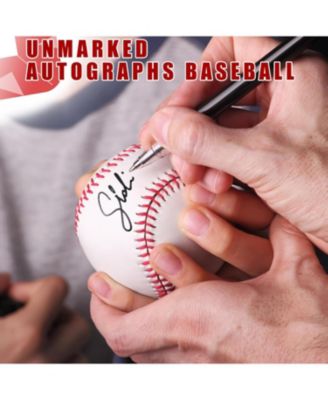 Pack of 12 Practice Baseballs with Rubber Core and Synthetic Leather Cover Standard Size Training Balls for Batting and Pitching