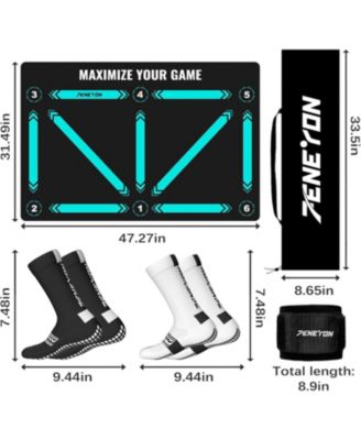 Pro Agility Football Training Mat – Non-Slip & Silent Design Improves Speed, Strength & Coordination for All Ages & Skill Levels