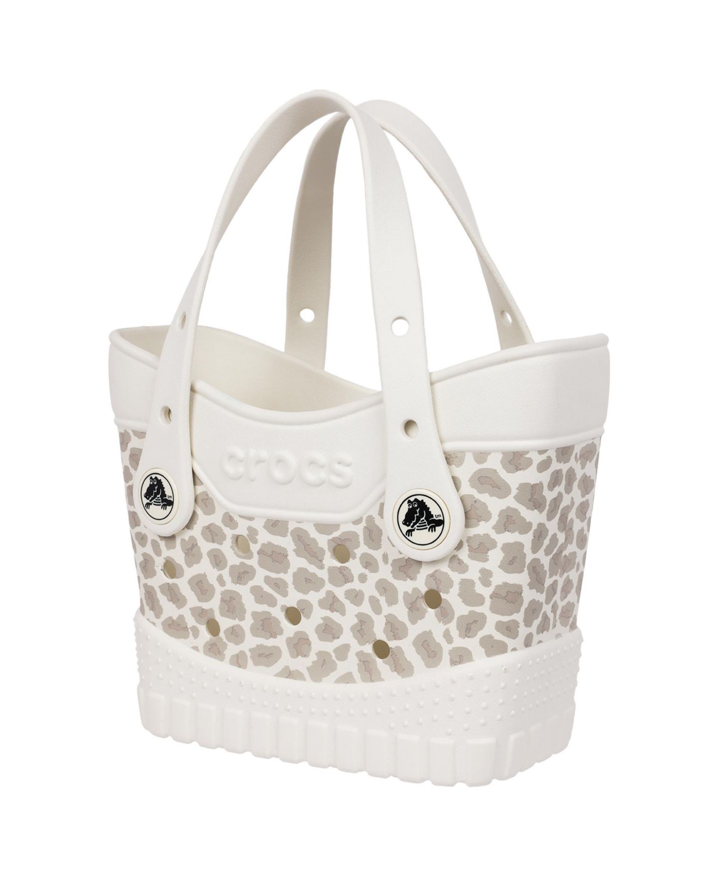 Женская сумка Crocs Micro Classic Cheetah Tote, цвет: Слоновая кость — фото 3