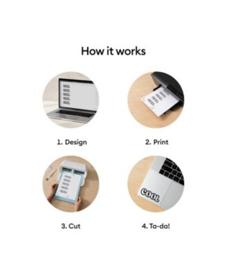 Printable Vinyl Sheets - 8.5 x 11 in, 40 Count, Transparent