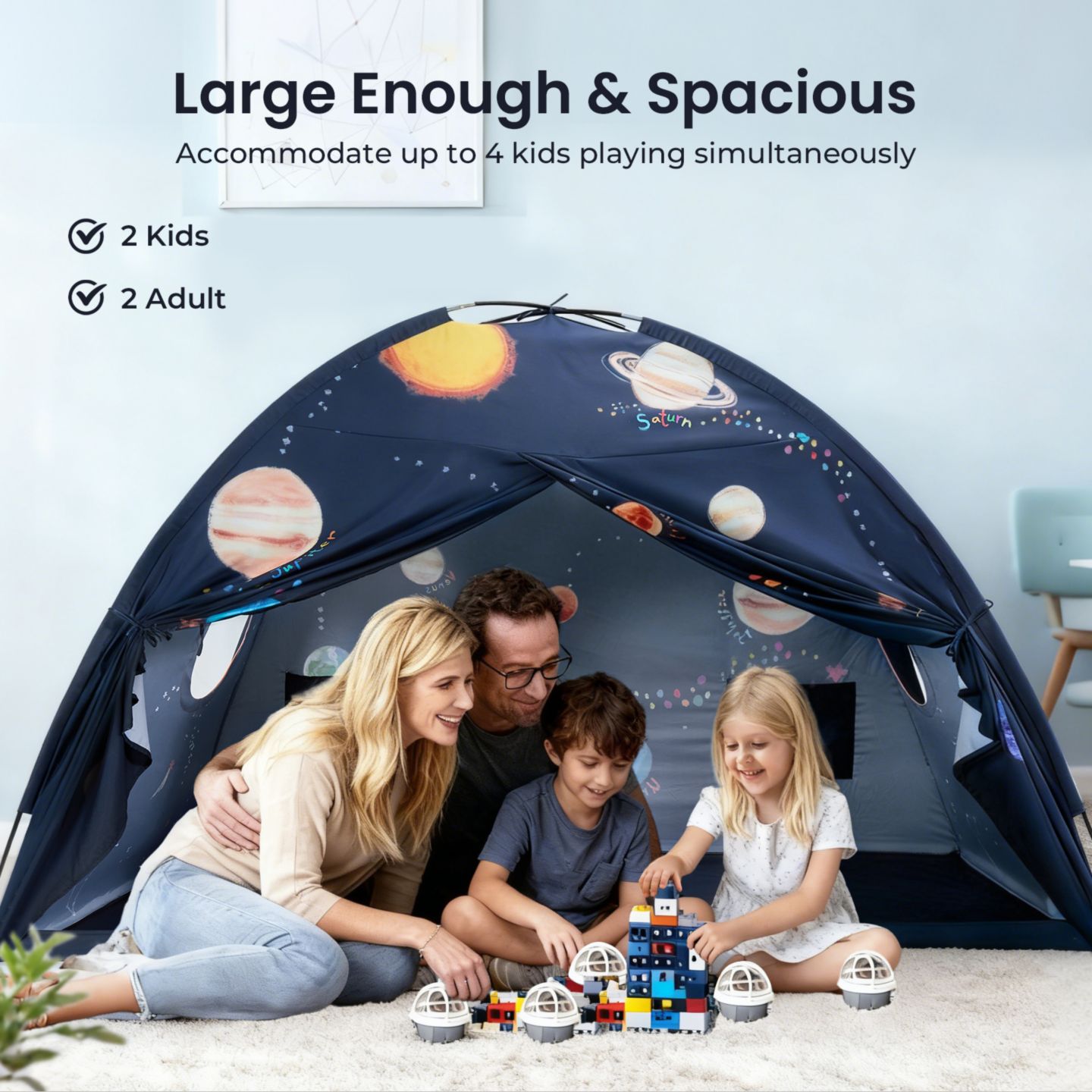 Детская игрушка Tiny Land SpaceNest Bed Tent, Ages 3+ — фото 9