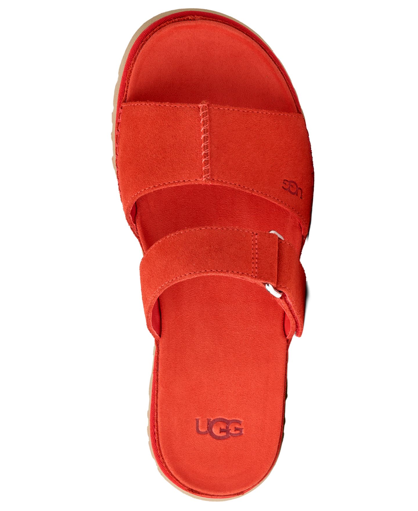 Женские сандалии UGG® GoldenGaze Slide, цвет: Красный — фото 4