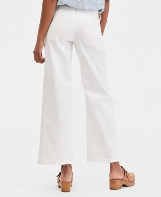 Women's Sweet Mid-Rise Wide-Leg Jeans