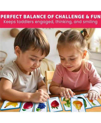 Toddler Matching Puzzle Ages 2–4 – 16 Self Correcting Educational Jigsaw Pieces