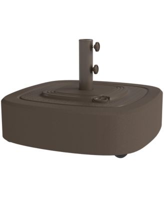 Patio Umbrella Base with Wheels,  for 1.5"/1.9" Umbrella Poles
