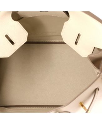 Birkin 30 Handbag Light Epsom with Gold Hardware