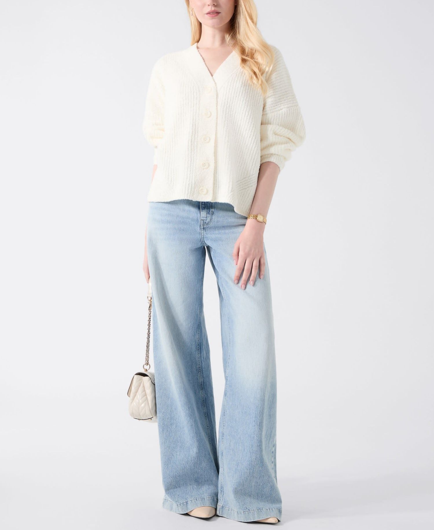 Women's Lana Oversized Long-Sleeve Cardigan
