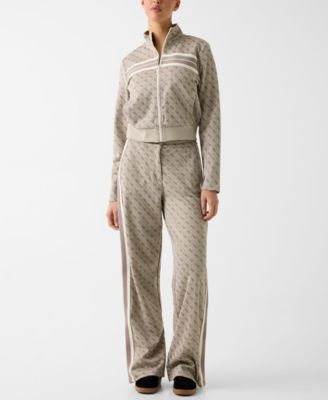 Women's Full-Zip Jacquard Sweatshirt