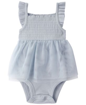 Baby Girls' Sleeveless Tutu Romper