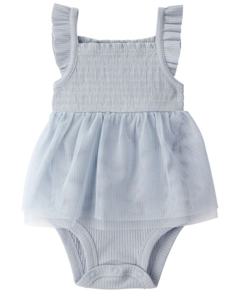 Комбинезон Carter's Sleeveless Tutu Romper для девочек-малышей, цвет: Синий