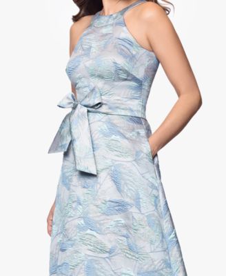 Women's Bow-Detail Brocade Gown